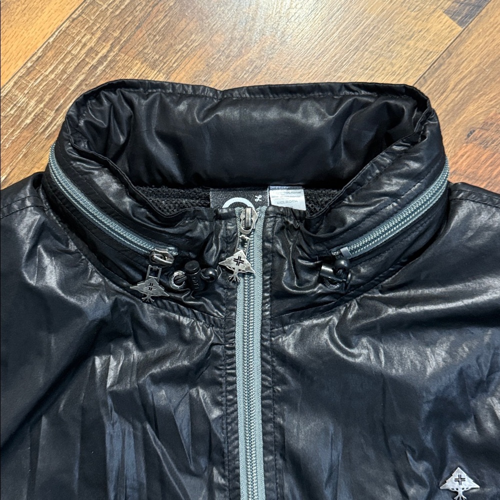 LRG Windbreaker Jacket Black Full Zip Streetwear 3XL - Picture 3 of 12